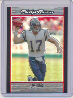    Philip Rivers 2007 Bowman Chrome Refractor