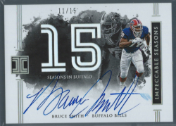    2016 Immaculate Bruce Smith Seasons Autograph
