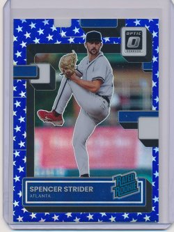    Spencer Strider 2022 Donruss Optic Spirit of 76 RC /76