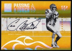 2005 Donruss Elite Passing The Torch Autographs Cris Collinsworth