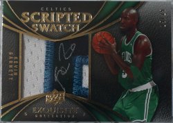  Upper Deck Exquisite Kevin Garnett Scripted Swatch Auto