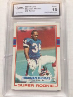 1989 Topps  Thurman Thomas rookie