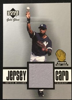 Bernie Williams 2003 Upper Deck Game-Used Jersey Card