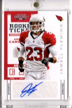 2012 Panini Contenders Jamell Fleming Auto