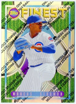 2022 Topps Finest Flashbacks Protector Refractor Marcus Stroman
