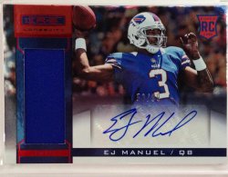 EJ Manuel Rookie Card 2013 Topps Platinum Rookie Jersey