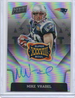 2023 Panini Super Bowl Signatures Autographs Mike Vrabel XXXVIII