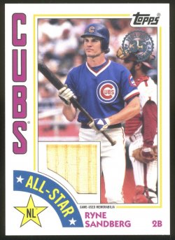 2019 Topps 84 Topps All Star Relics Ryne Sandberg