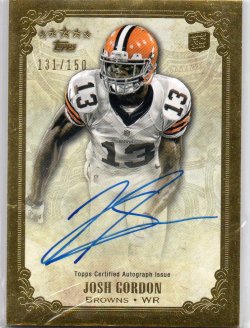 2012 Topps FIve STar Josh Gordon