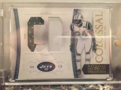 2011 Panini National Playoff Treasures Darrelle Revis Colossal Dual Patch