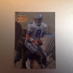 1996  Pinnacle Certified Edition Troy Aikman Silver Spirals