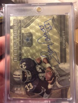 2015 Panini Spectra Tony Dorsett Illustrious Legends Auto 1/1