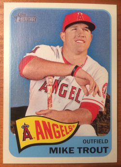 2013 Topps Heritage Mike Trout