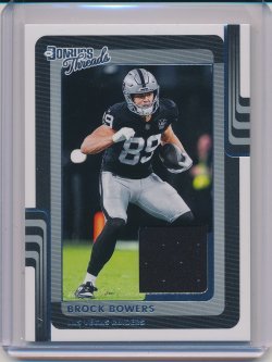    Brock Bowers 2025 Donruss Threads