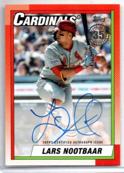 2025 Topps Nootbaar, Lars - 90 Topps Autographs