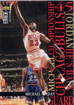 1995 Upper Deck  Michael Jordan Hes Back 