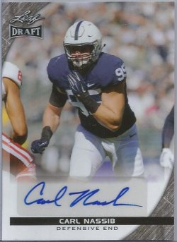 2016 Leaf Draft Carl Nassib Retail Autograph