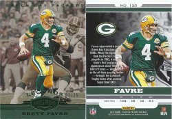 2019 Panini Plates & Patches Green #120 Brett Favre