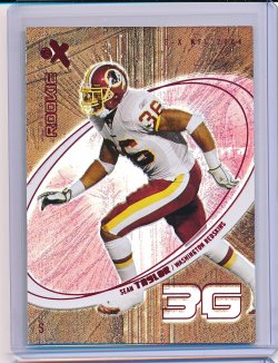    Sean Taylor 2004 E-X Essential Credentials Future RC (not serial numbered)