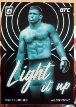 2023 Donruss Optic UFC Matt Hughes Light It Up
