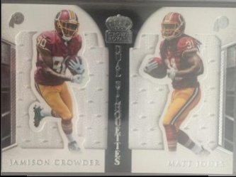 2015 Panini Crown Royale Jamison Crowder Matt Jones Dual Silhouettes Relic 62/99 RC