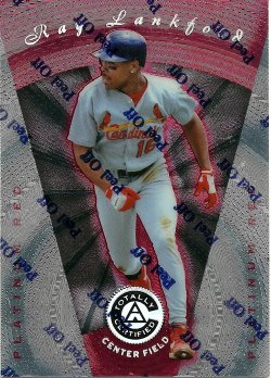1997  Pinnacle Certified Platinum Red Ray Lankford