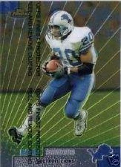    BARRY SANDERS #80 1999 Topps Finest – *000024