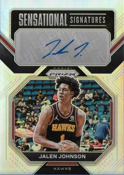2022-23 Panini Prizm Sensational Signatures Silver Jalen Johnson