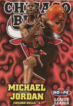 1996-1997 Skybox Hoops Michael Jordan League Leaders