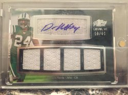 2011 Topps Topps Prime Darrelle Revis Prime Level VI 4 GU Jersey and Auto
