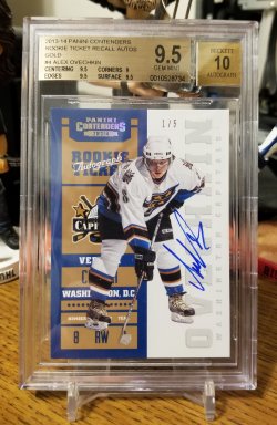 2013-14 Panini Contenders Rookie Ticket Recall Gold Alexander Ovechkin