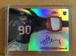 2014 Topps Chrome Jadeveon Clowney Rookie Patch Autograph