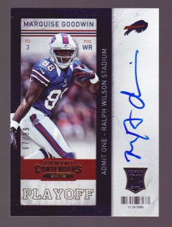 2013 Panini Contenders Marquise Goodwin