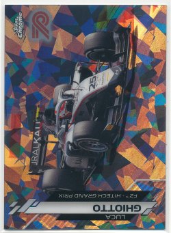 2020 Topps Formula 1 Sapphire F2 Racer Luca Ghiotto 70th Anniversary Refractor