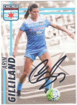 2016  Chicago Red Stars Team Set Arin Gilliland IP Auto