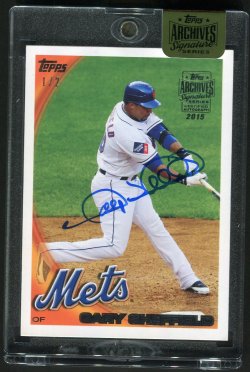 2015 Topps Archives Signature Series: Gary Sheffield (2010 Topps)