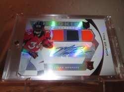 2013 Panini Momentum Montee Ball Triple Jersey Auto