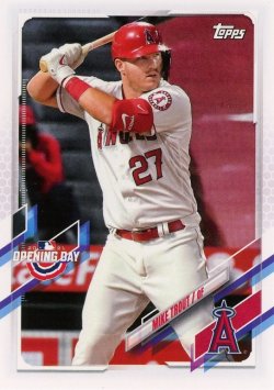 2021 Topps Opening Day Mike Trout
