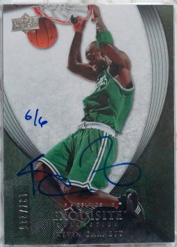  Upper Deck Exquisite Kevin Garnett Buyback Auto