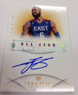 2012-13 Panini Immaculate Tyson Chandler All Star Auto