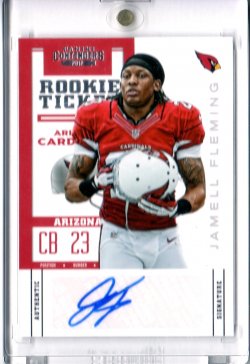 2012 Panini Contenders Jamell Fleming Variation Auto