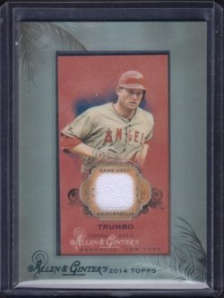 2014 Topps Allen & Ginter Mark Trumbo Framed Jersey Relic