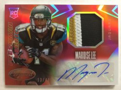 2014  Certified Marqise Lee Red Freshman Fabric Patch Auto /49