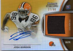 2012 Topps Bowman Sterling Josh Gordon