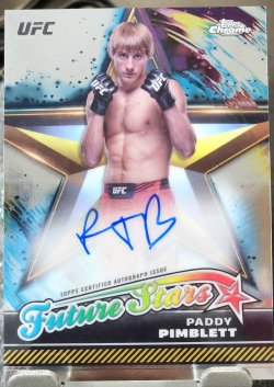 2024 Topps Chrome UFC Paddy Pimblett​ Future Stars Autographs