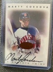 1996 Leaf sig series marty cordova