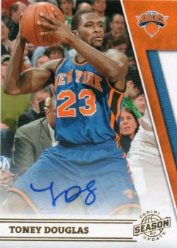 2010 Panini Season Update Toney Douglas auto