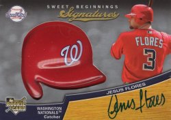    esus Flores 2007 Upper Deck Sweet Spot Sweet Beginnings Signatures RC 