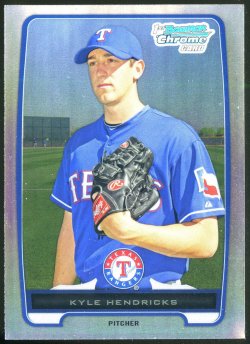 2012 Bowman Chrome Prospects Refractors Kyle Hendricks