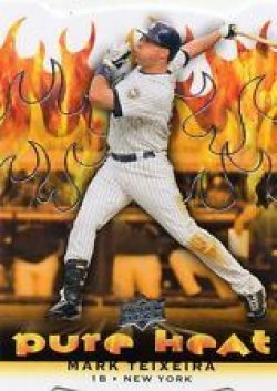    MARK TEIXEIRA 2010 UPPER DECK PURE HEAT INSERT *00004